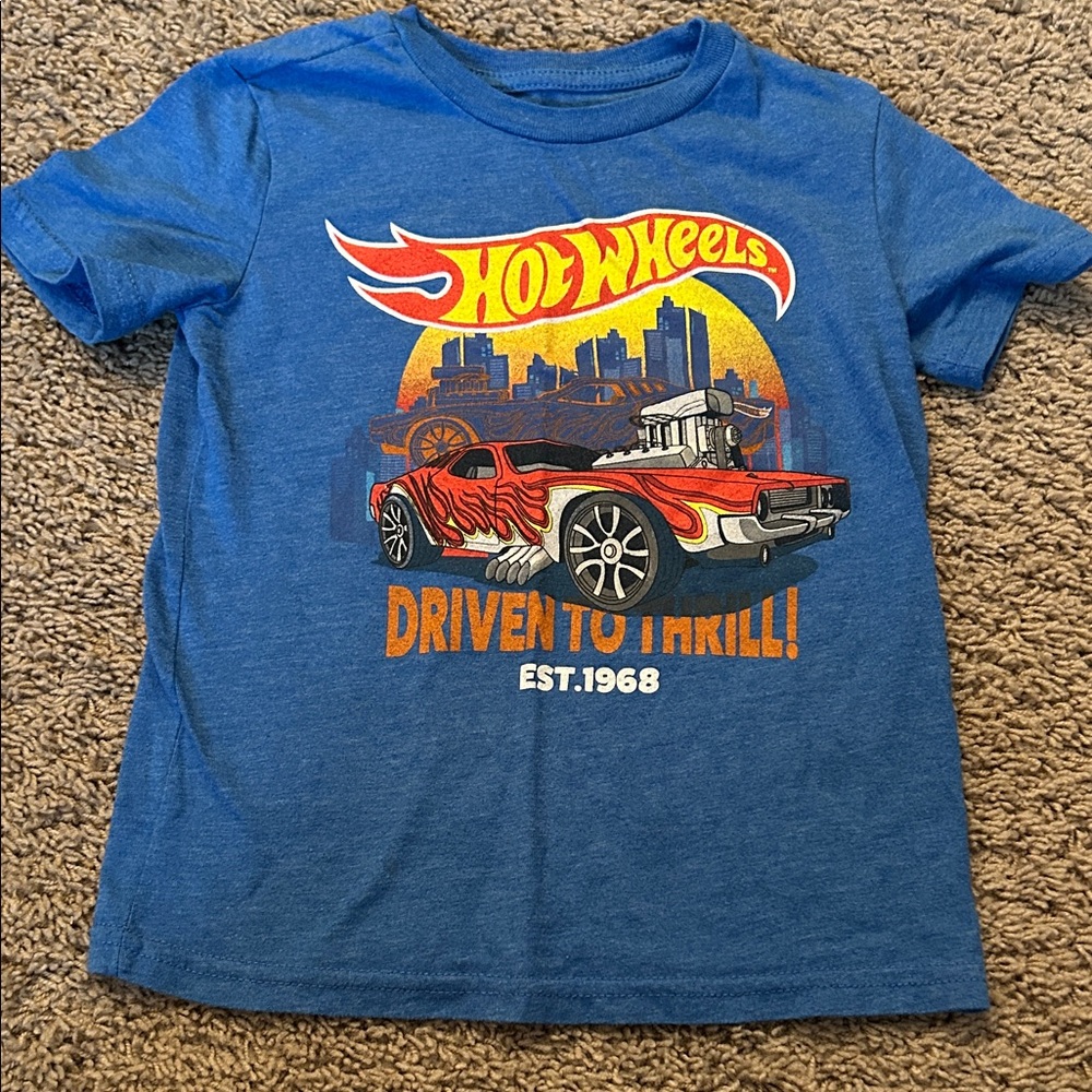 Jumping Beans Blue Hot Wheels T-Shirt